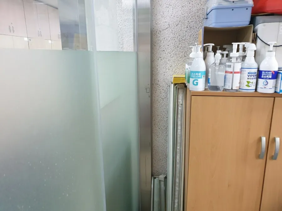 경기 고양시 일산동구 정발산동 자동문 온오프스위치 시공 - 이미지 1