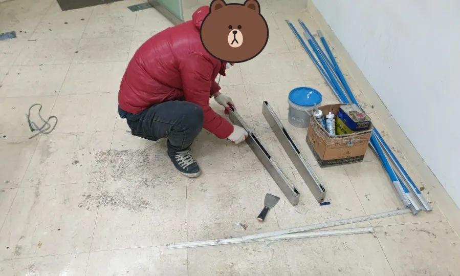 경기도 김포시 장기동 강화도어(유리문) 공사 시공 썸네일 6