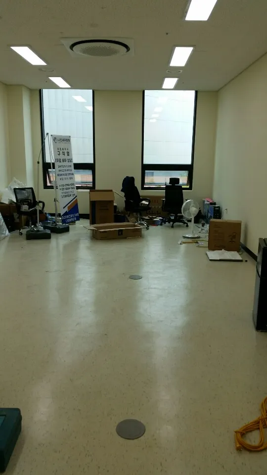 김포 마스터비즈파크 나인세무회계 강화도어(유리문 출입문) 시공 현장 시공 썸네일 2