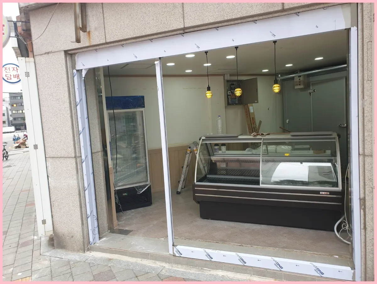 서울시 중랑구 면목동 상가 자동문 시공 시공 썸네일 3