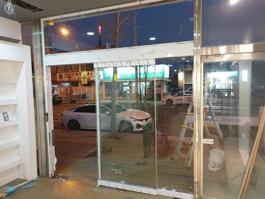 인천시 효성동 자동문 시공 시공 썸네일 6